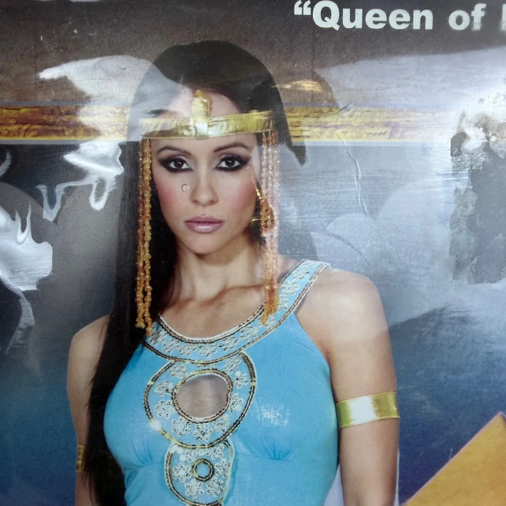 Dreamgirl Queen of Da Nile Egyptian Cleopatra Costume Small Blue 6pc Set New